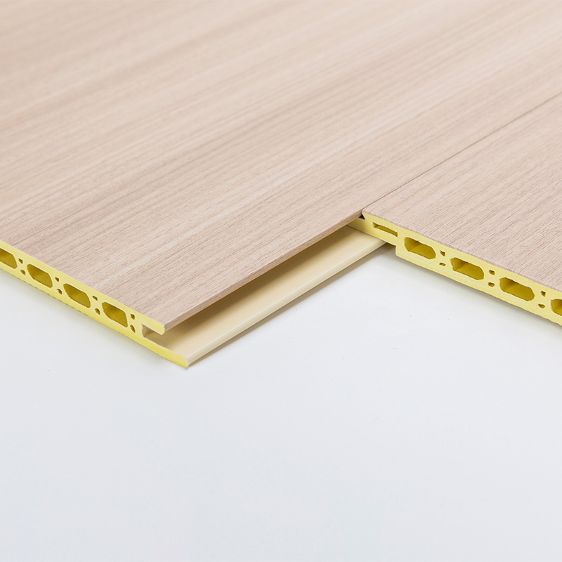 YXWPC609 9 mm grubość 60 cm grubość szerokości Szybka instalacja panelu ściennego WPC Zintegrowany panel ścienny Bambusowa ściana z włókna drewnianego